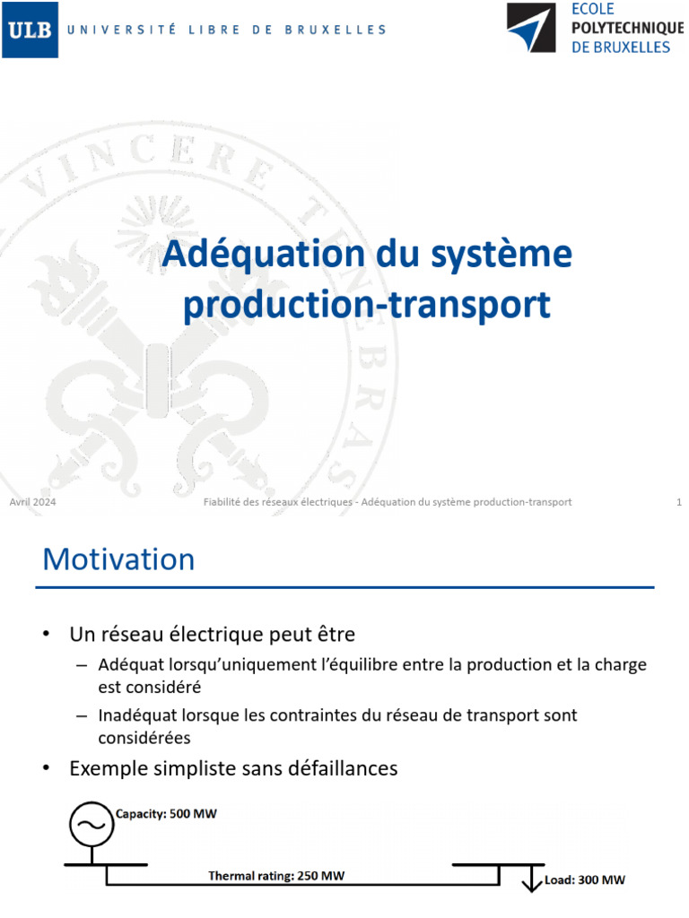 Adéquation production-transport électrique | PDF | Réseau électrique ...
