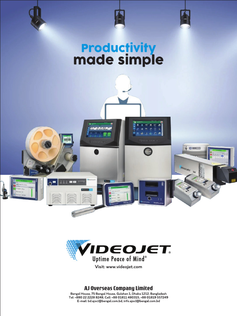 Videojet Products Brochure Summary | PDF