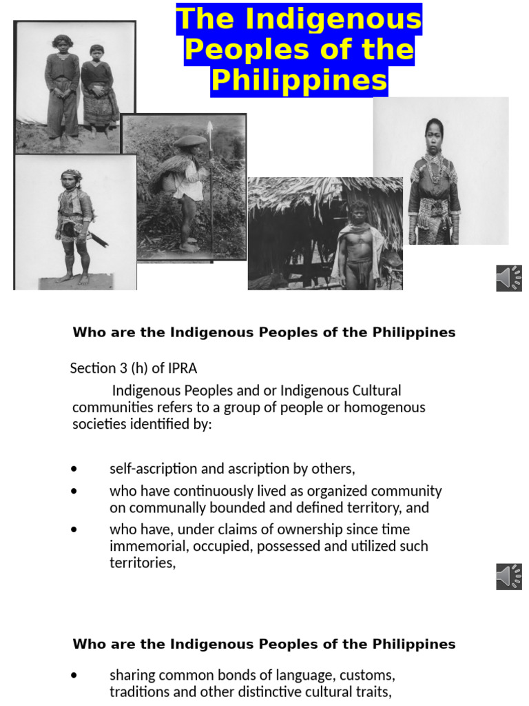 The Indigenous Peoples of The Philippines | PDF | Justice | Crime ...