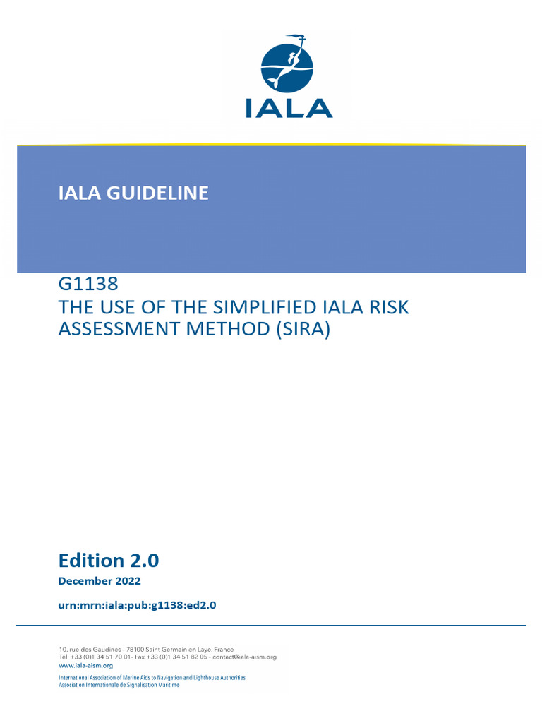 Simplified IALA Risk Assessment (SIRA) | PDF | Risk | Risk Assessment