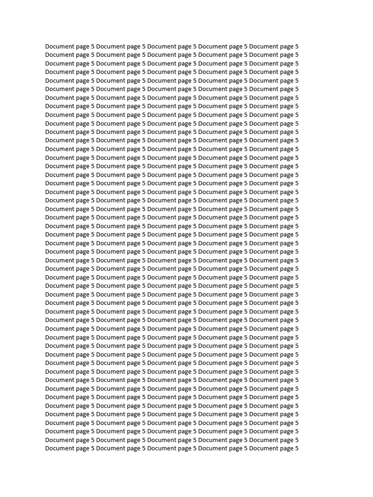 Document Page 5 | PDF