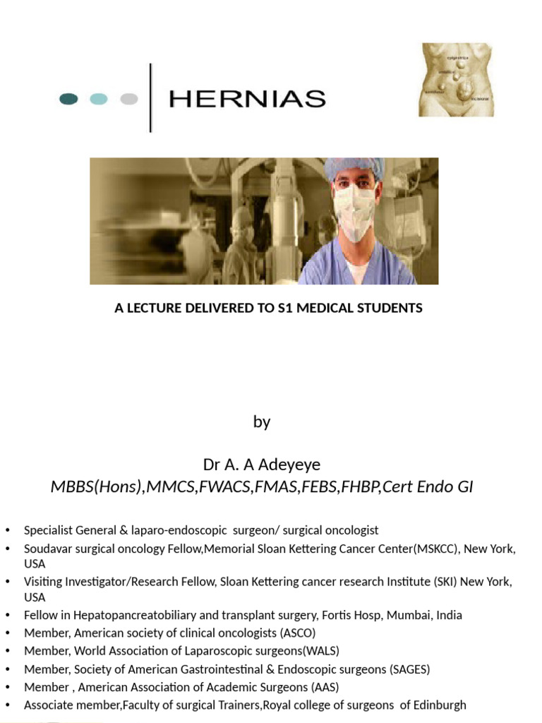 Understanding Hernias: Types and Treatments | PDF | Clinical Medicine ...