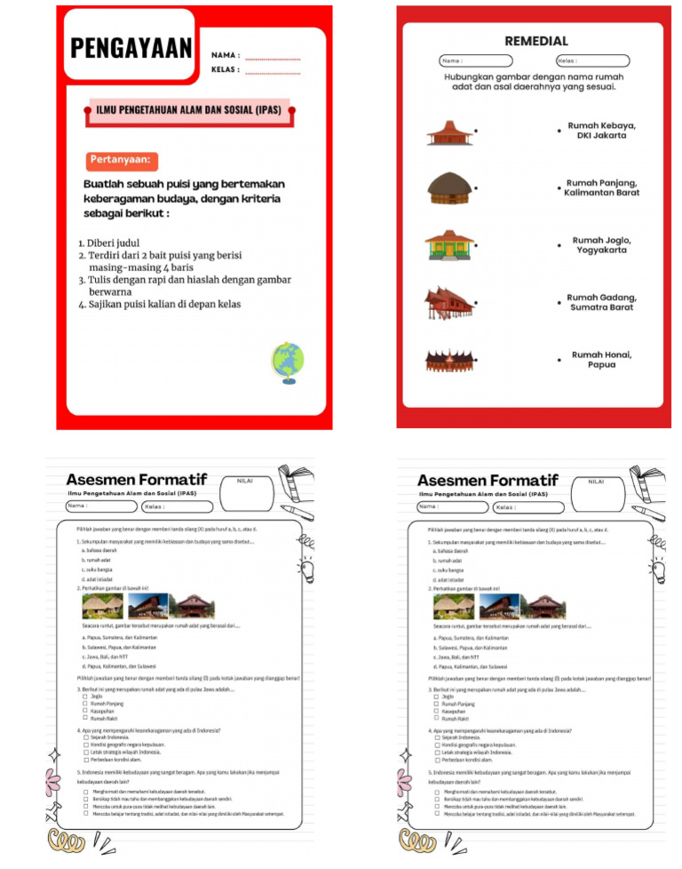 Pengayaan Dan Remidi Print 5x, Formatif 12 | PDF