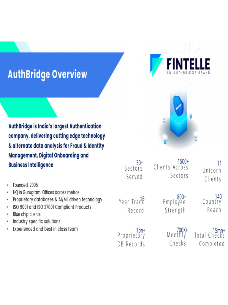 AuthBridge: Digital Identity Solutions | PDF | Databases | Artificial ...
