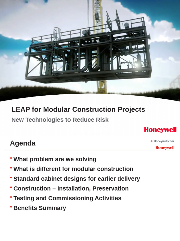 Modular Construction Risk Reduction Solutions | PDF | Honeywell ...