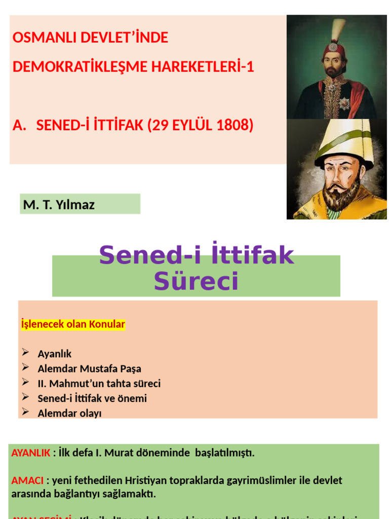 11.sinif Tarih Osmanli Devletinde Demokratiklesme Hareketleri Ders Notu ...