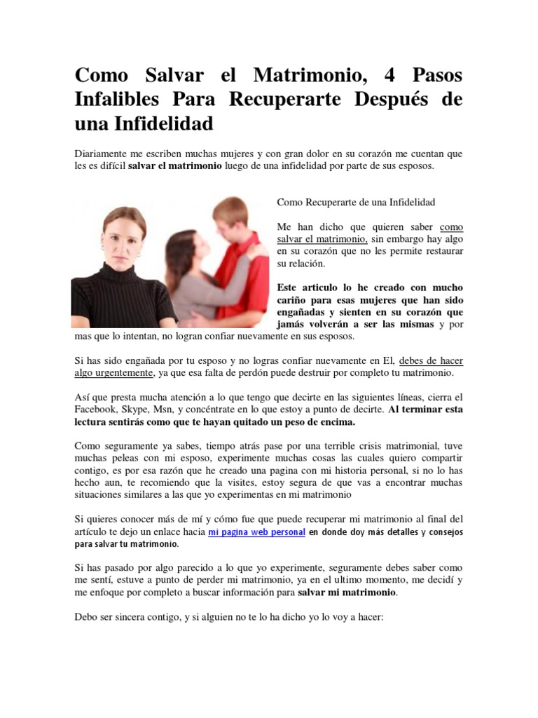 Como Salvar El Matrimonio 4 Pasos Infalibles Para Recuperarte Despues De Una Infidelidad Perdon Infidelidad