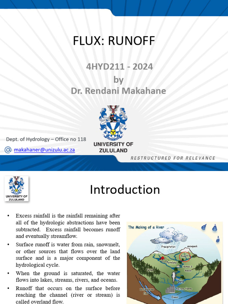 Understanding Runoff Components in Hydrology | PDF | Surface Runoff ...