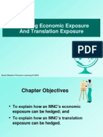 Managing Economic Exposure and Translation Exposure