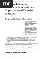 Funciones y Responsabilidades del Capitán | PDF | Embarcación