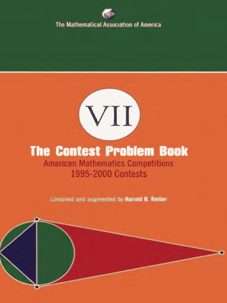 Contest Problem Book VII - American Mathematics Competitions, 1995-2000 ...