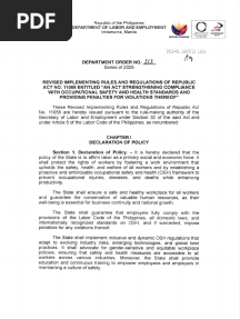 Department-Order-252-25 Revised IRR of RA 11058