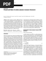 Present and Future of Surface Plasmon Resonance