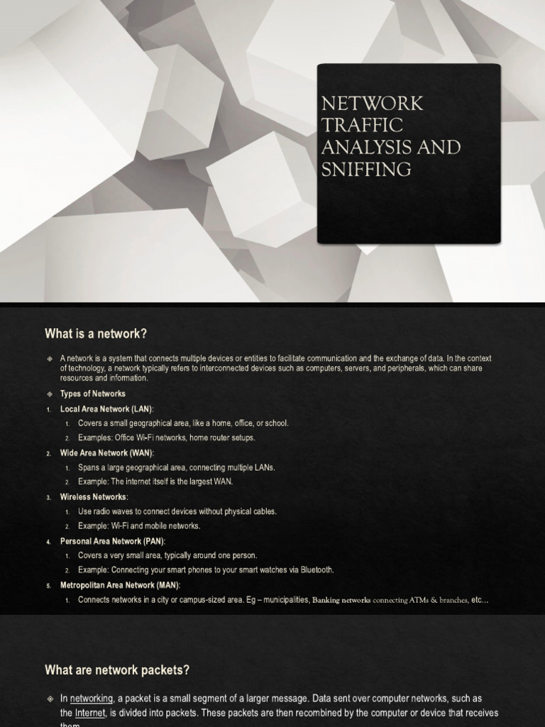 Network Traffic Analysis Overview | PDF | Computer Network ...