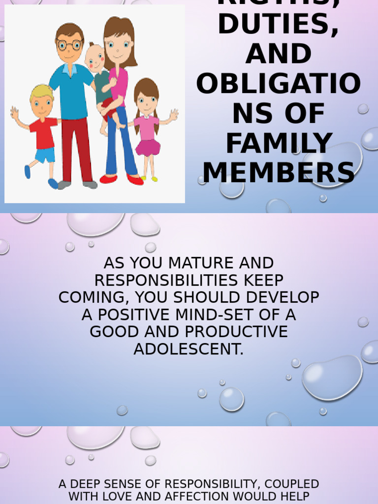 Family Rights and Responsibilities Guide | PDF | Parenting | Psychology