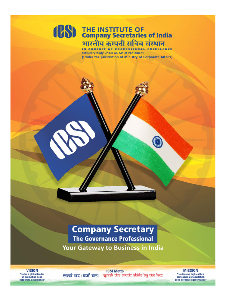 International CS Brochure | PDF | Bankruptcy | Audit