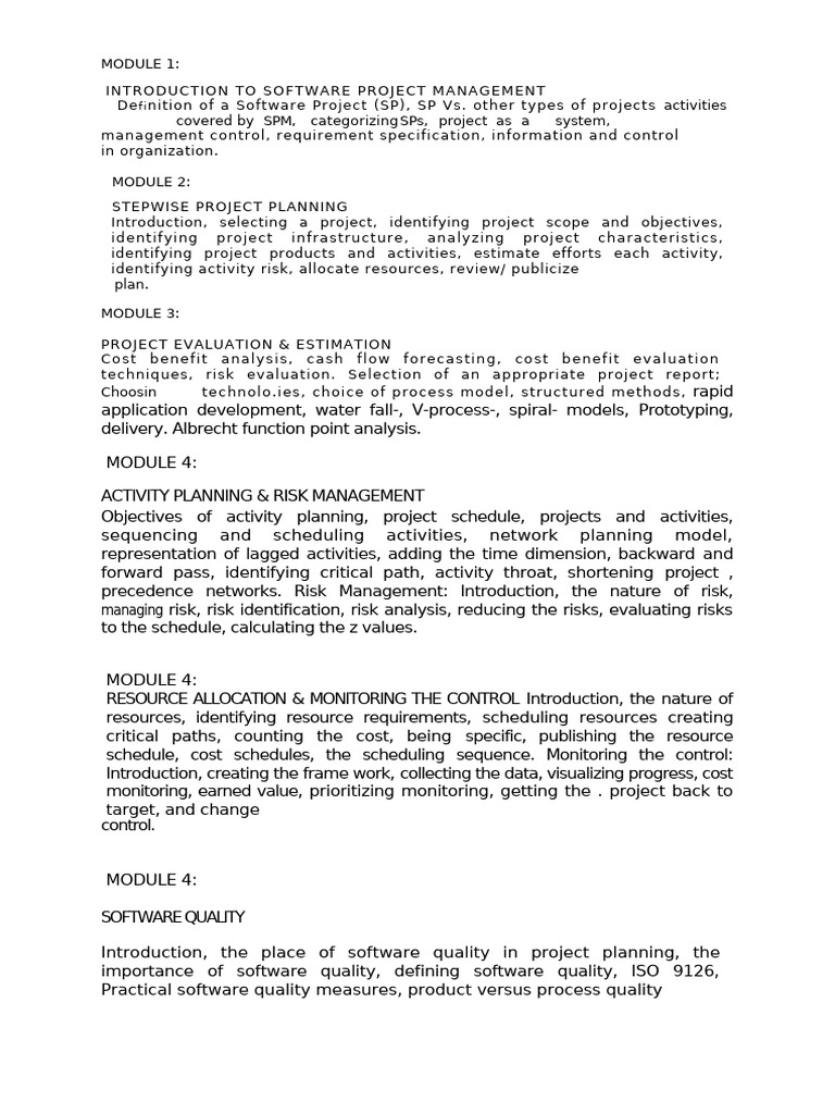 Software Project Management Essentials | PDF