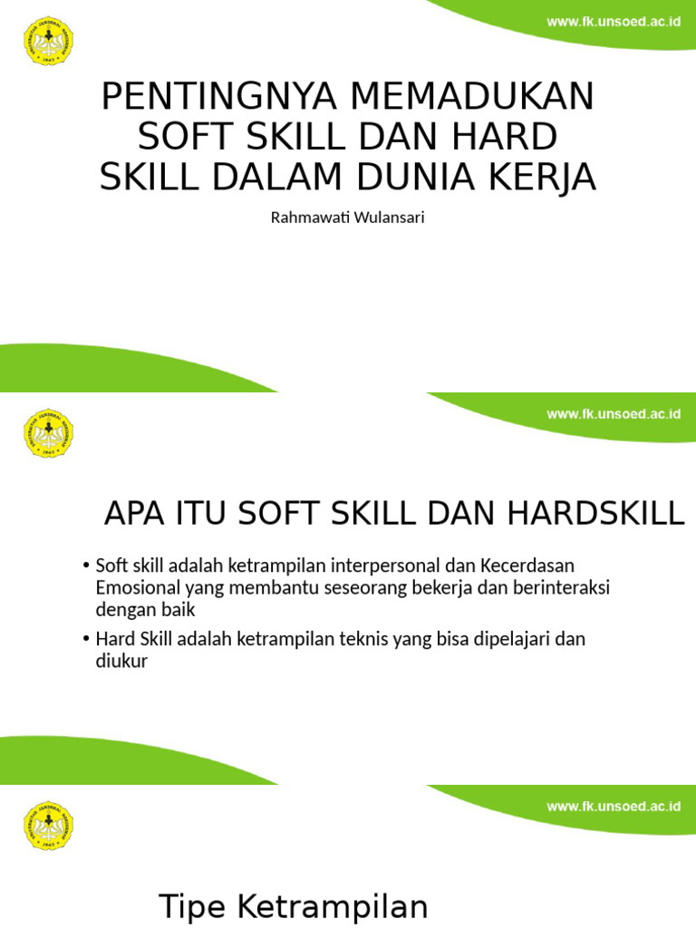 SOFT SKILL Dan HARD SKILL | PDF