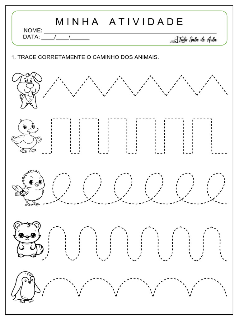 Atividade Creche 07 - Tudo Sala de Aula | PDF