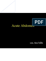 Acute Abdomen Diagnosis and Management