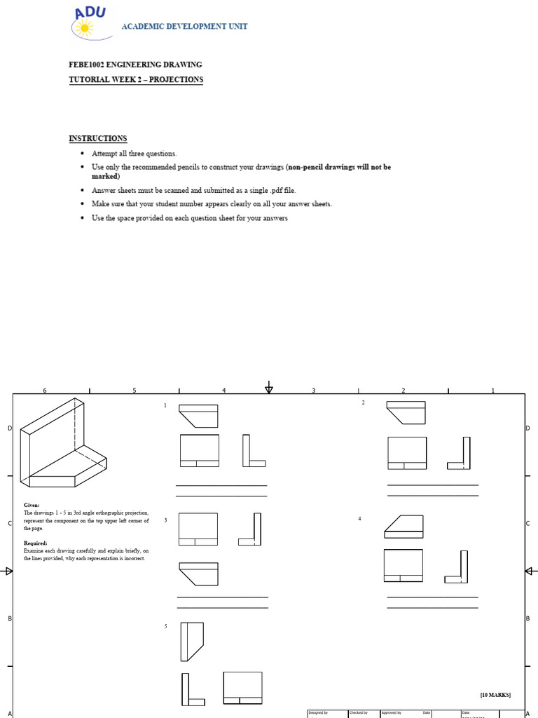 Febe1002+2025+ +Tutorial+Week+2 | PDF | Drawing | Architectural ...