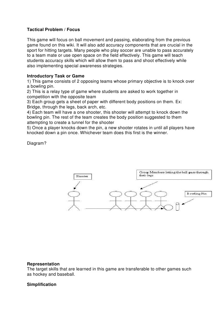 Tactical Problem | PDF | Sports Rules And Regulations | Games Of ...