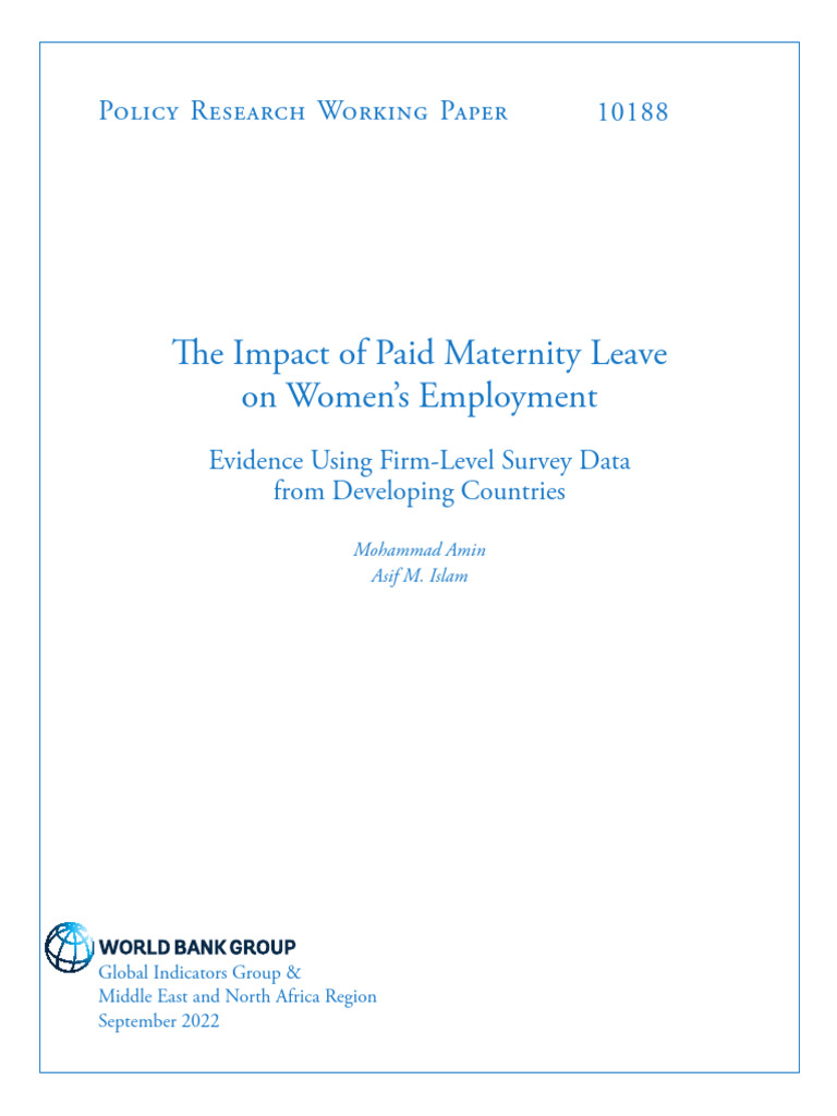 Maternity Leave's Impact on Women's Employment | PDF | Parental Leave ...