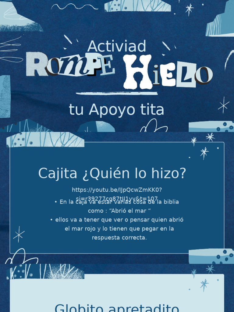 Actividad Rompe Hielo | PDF