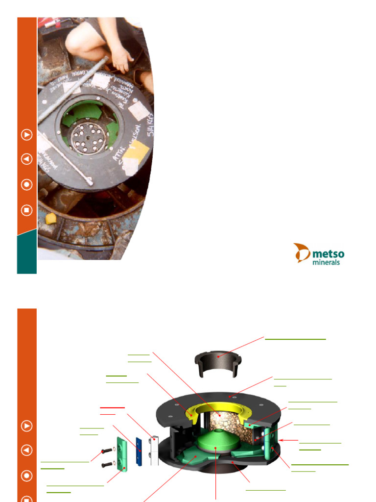Inspeção e Manutenção do Rotor Barmac VSI | PDF | Vestir-se | Parafuso