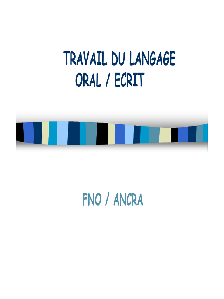 Éducation préscolaire et développement du langage | Apprentissage
