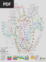 Singapore MRT/LRT System Map 2024 | PDF | Land Transport | Rail Transport