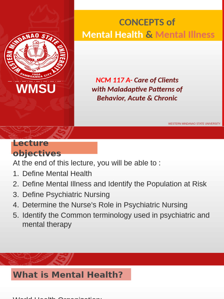 Understanding Mental Health Concepts | PDF | Diagnostic And Statistical ...