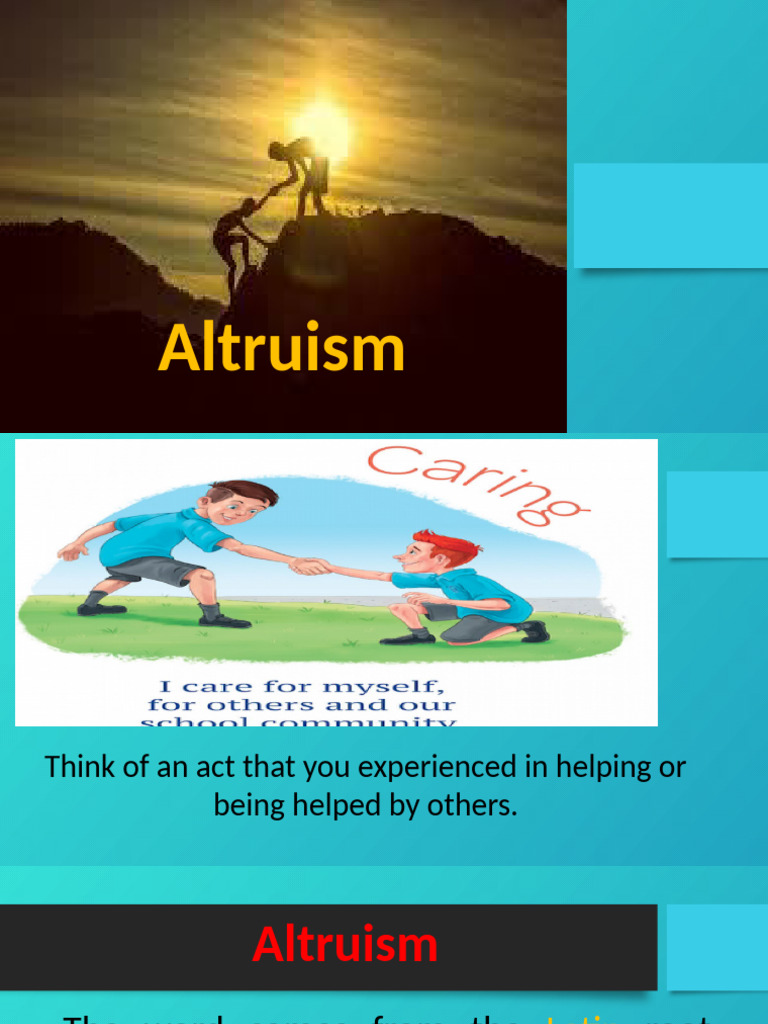 Understanding Altruism and Its Impact | PDF