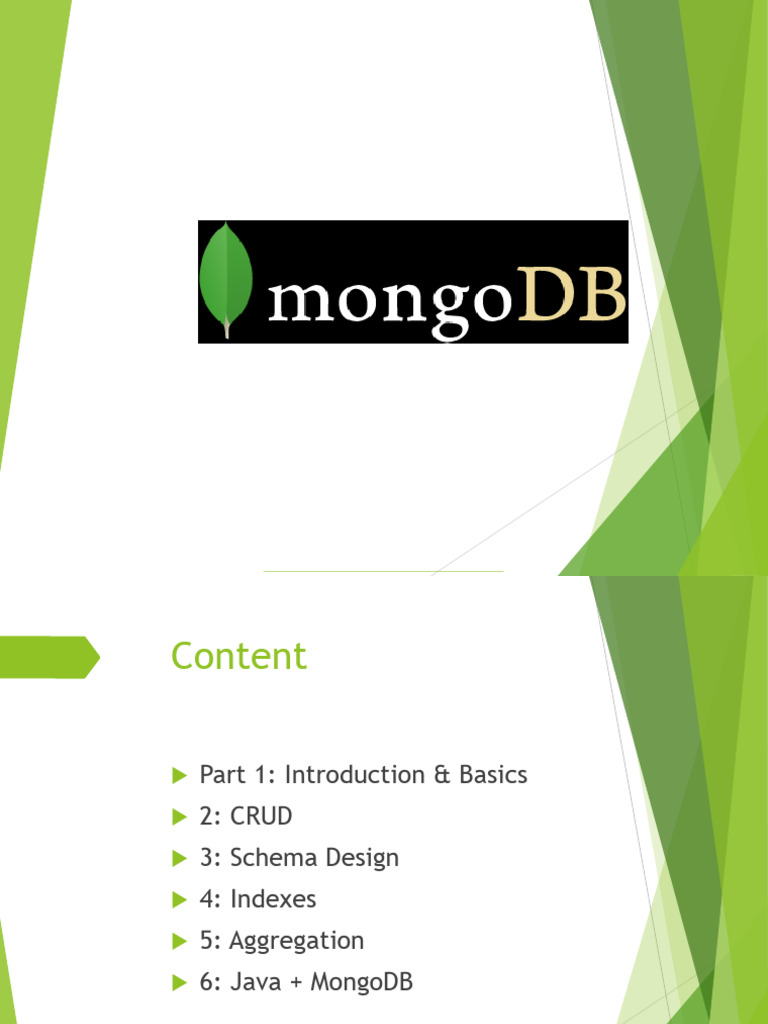 Aula10mongodb 161007190427 | PDF | Database Index | Mongo Db