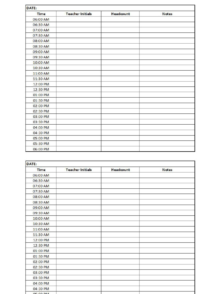 Weekly Name To Face Attendance | PDF