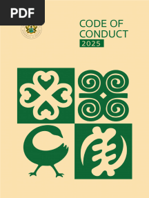 Code of Conduct and Ethics for all political appointees