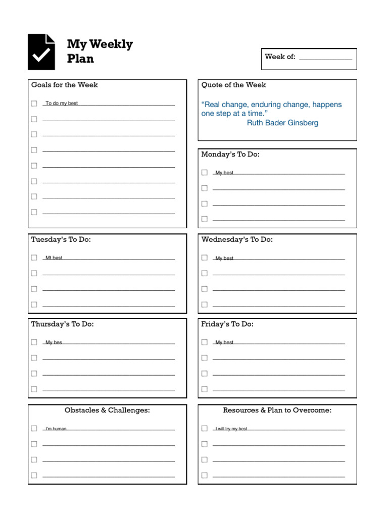 Weekly+Plan Week+13 | PDF