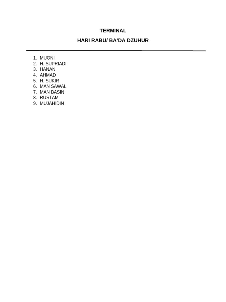 Terminal | PDF