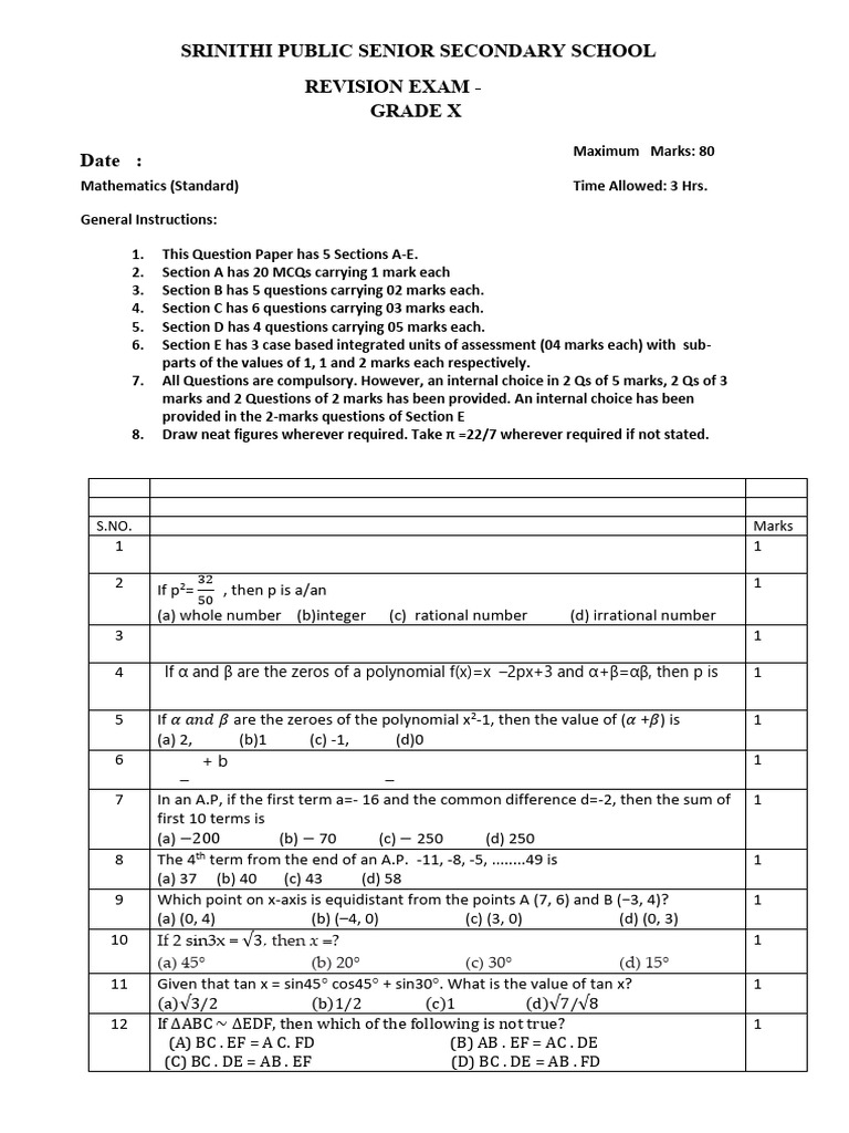 10 Mathematics RE III | PDF | Numbers | Circle