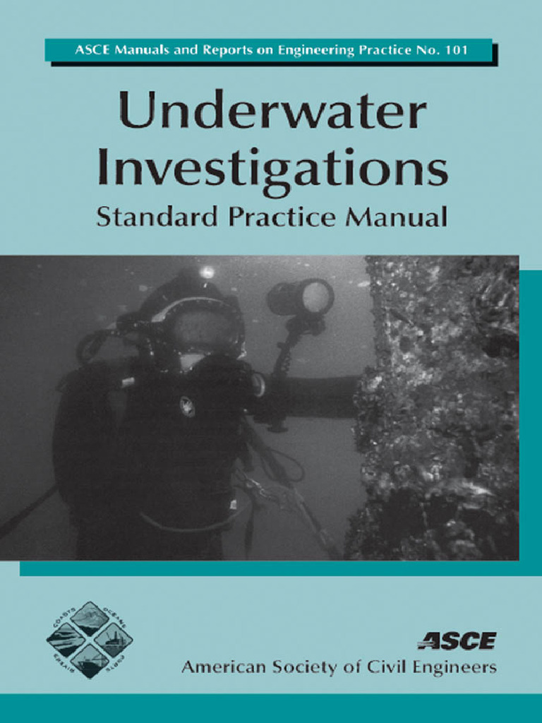 Underwater Investigations Manual | PDF | Sewage Treatment | Water Pollution