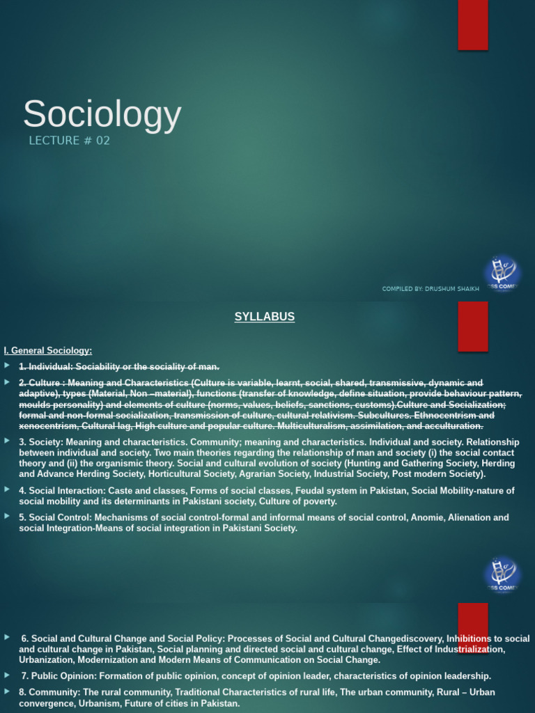 Key Concepts in Sociology and Society | PDF | Society | Social Mobility