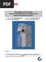 User Manual - Barnstead - Smart2Pure 3 - Smart2Pure 6