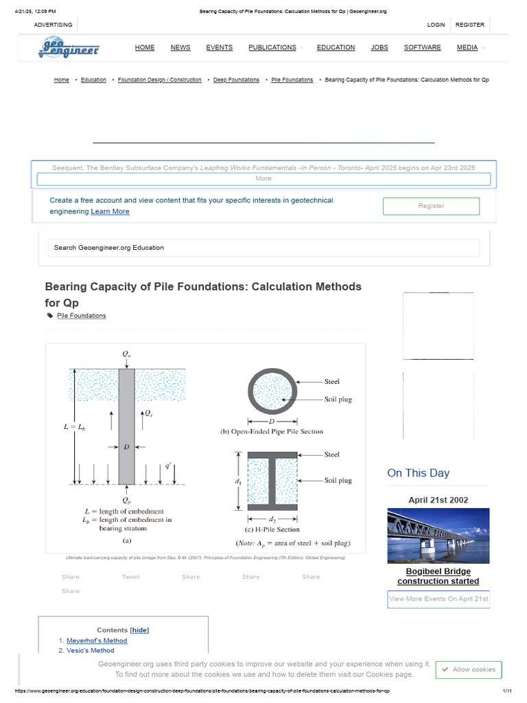 Pile Capacity Calculation Methods | PDF | Deep Foundation | Solid Mechanics