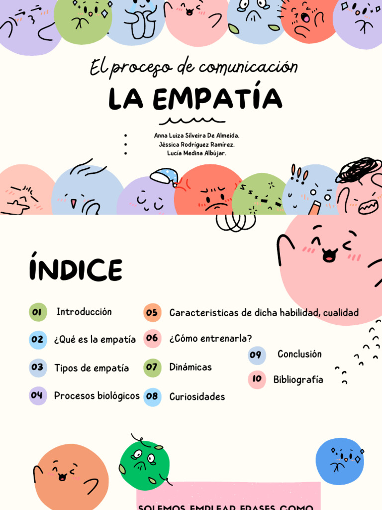 Características y técnicas de la empatía | PDF | Las emociones | Empatía