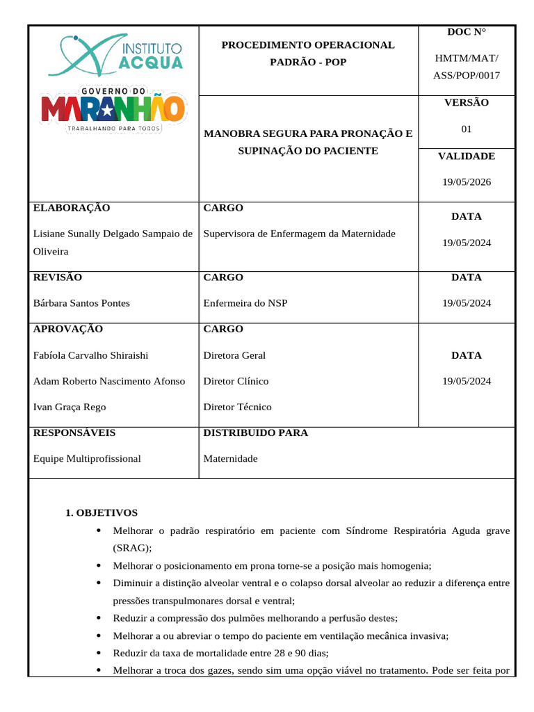 Manobra Segura de Pronação e Supinação | PDF | Medicina Clínica ...