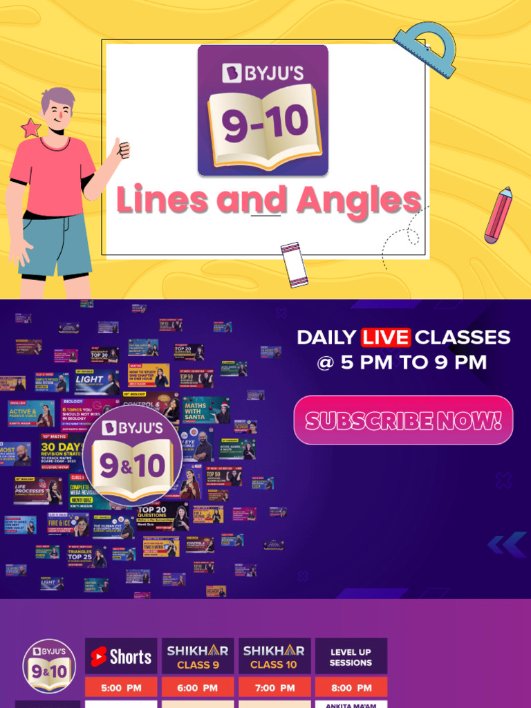 Lines and Angles Sunday RD New Ann | PDF