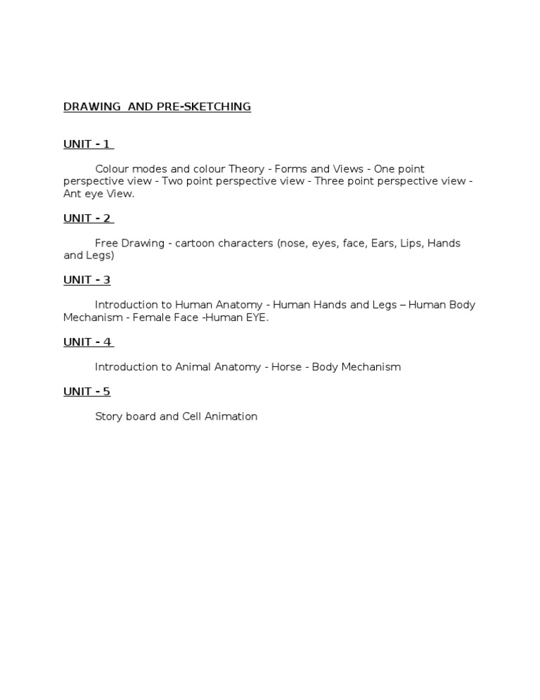 Drawing and Pre | PDF