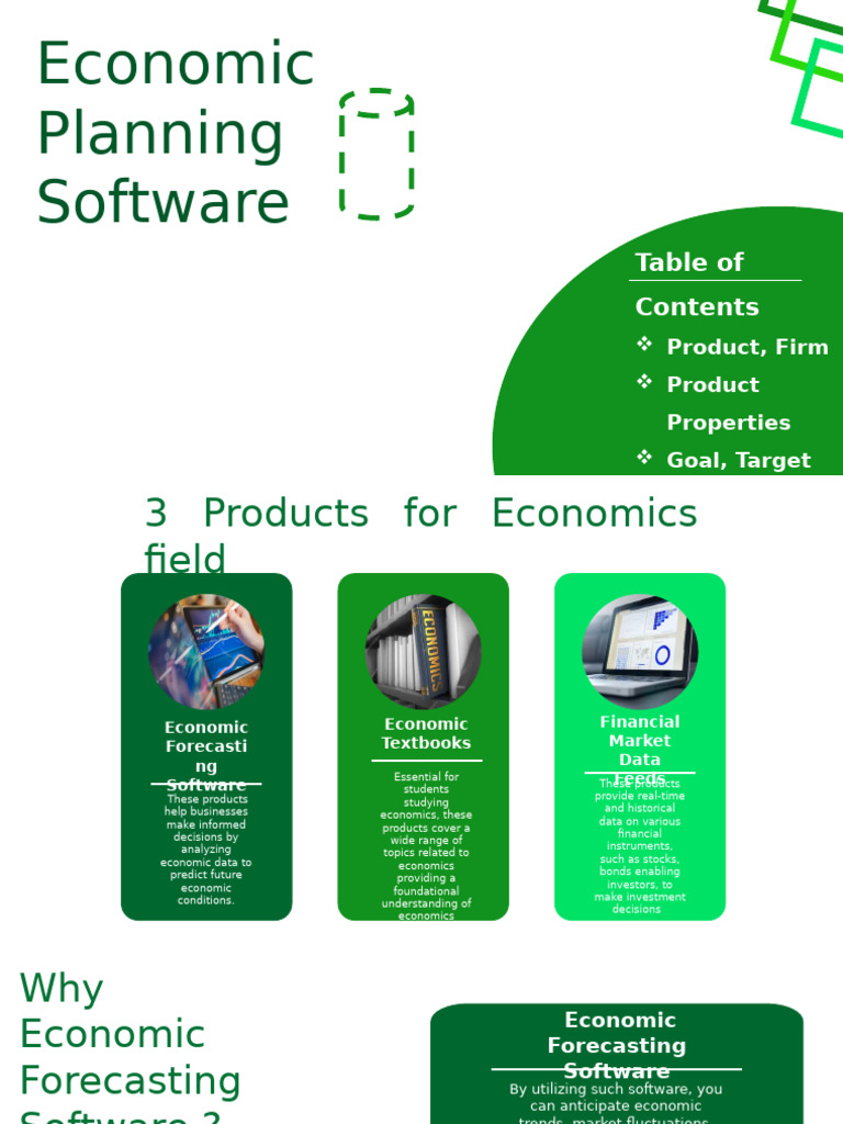 Economic Forecasting Software Overview | PDF | Forecasting | Economics