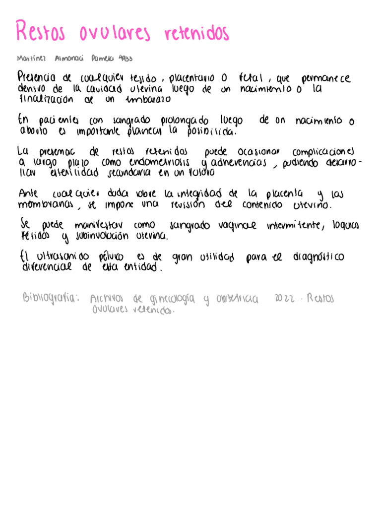Restos Ovulares PDF