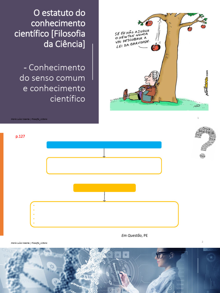 Diferenças entre Senso Comum e Ciência | PDF | Science | Conhecimento
